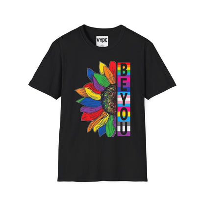 LGBTQ Colorful Sunflower Pride Be You T-Shirt - VYBE Shop