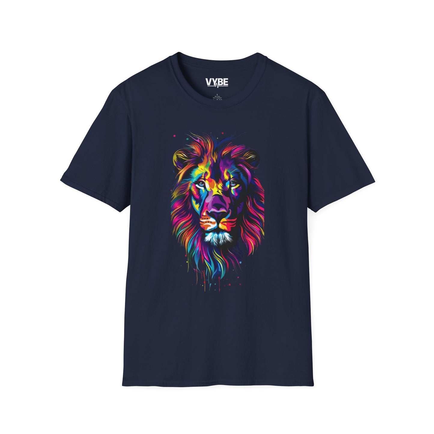 Vibrant Lion Graphic T-Shirt