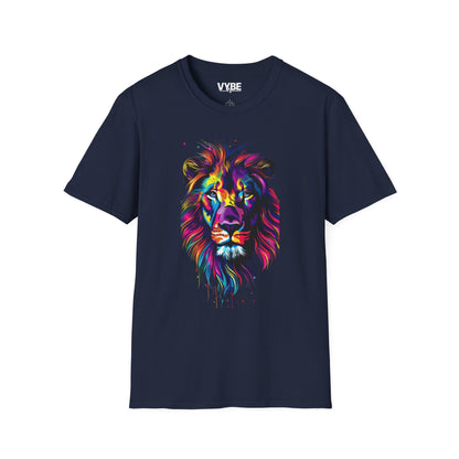 Vibrant Lion Graphic T-Shirt