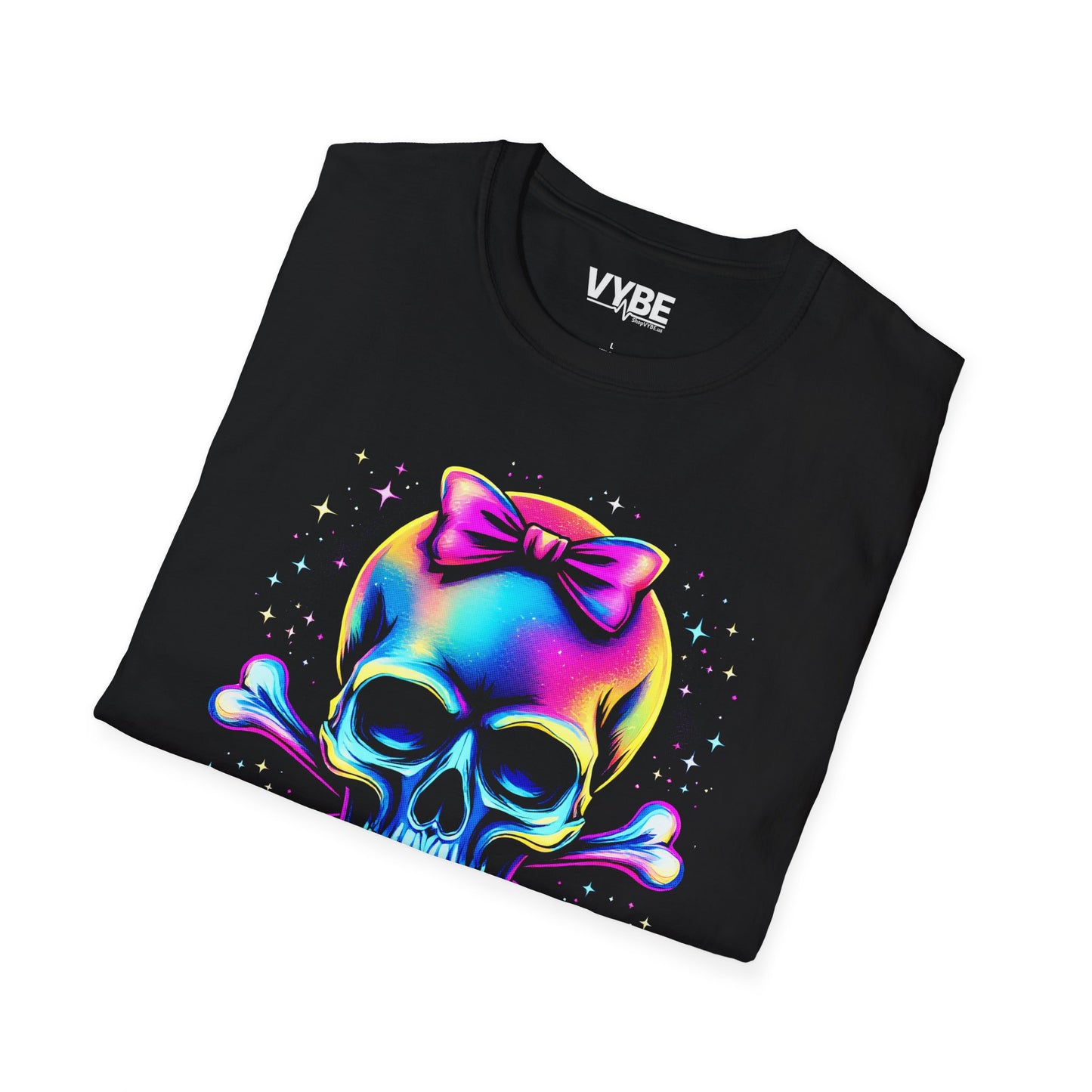 Vibrant Skull Graphic T-Shirt - VYBE