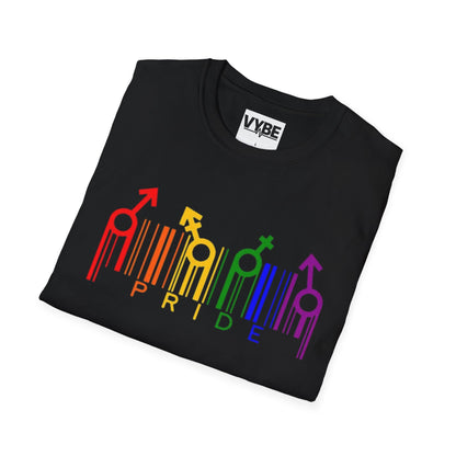 LGBTQ- Pride Graphic Tee, Rainbow Shirt for Celebrations, Unisex Equality Apparel, Softstyle Pride Wear - VYBE Shop