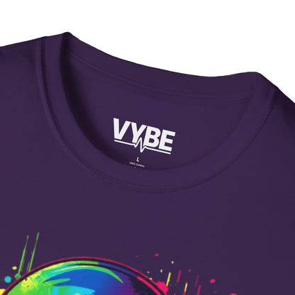 Neon- Skull Graphic T-Shirt - VYBE Shop