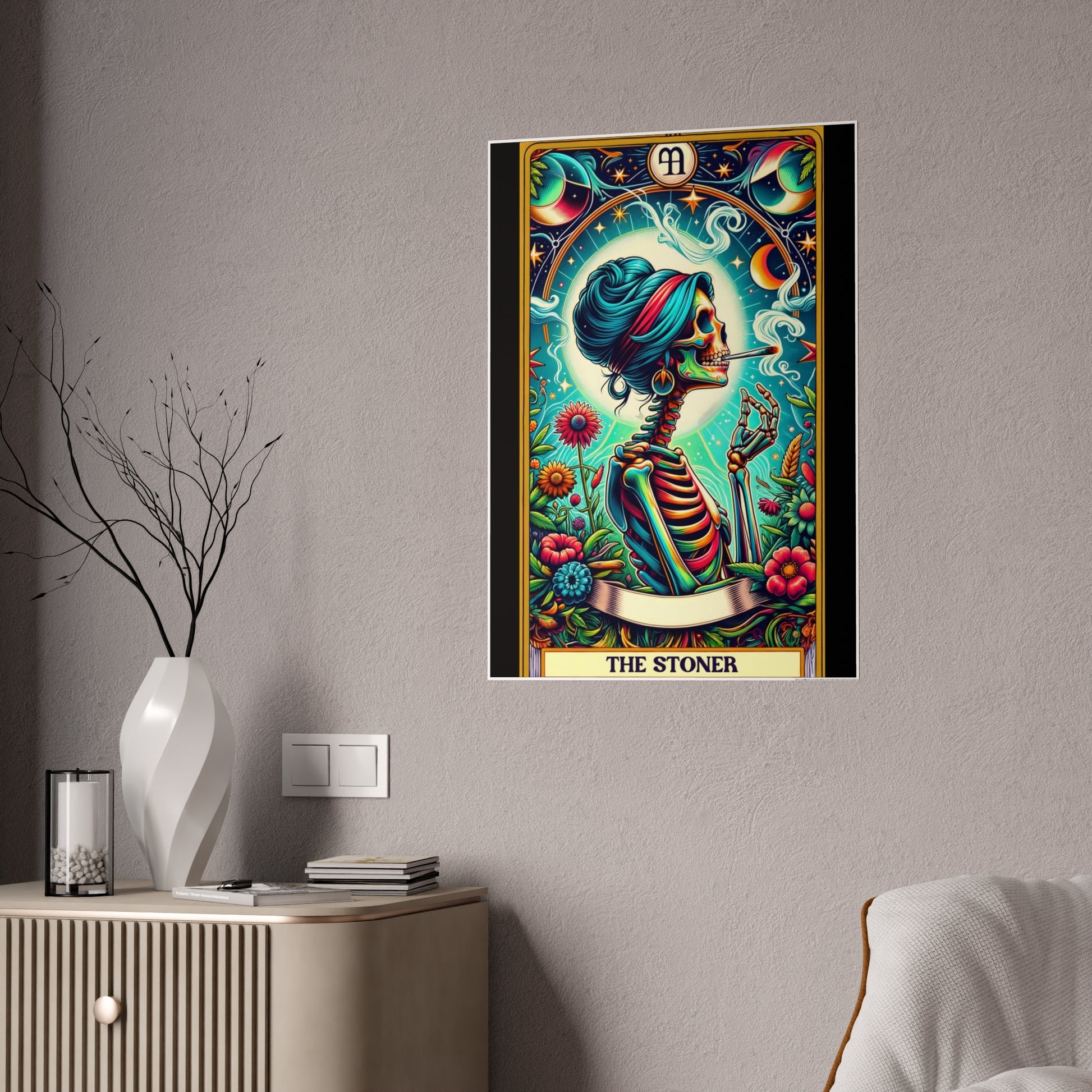 The Stoner- Tarot Wall Art - VYBE Shop