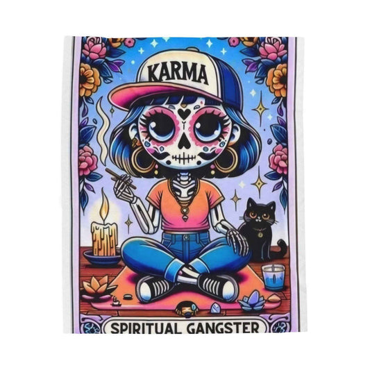 Tarot SG Plush Blanket for Spiritual Comfort and Cozy Vibes