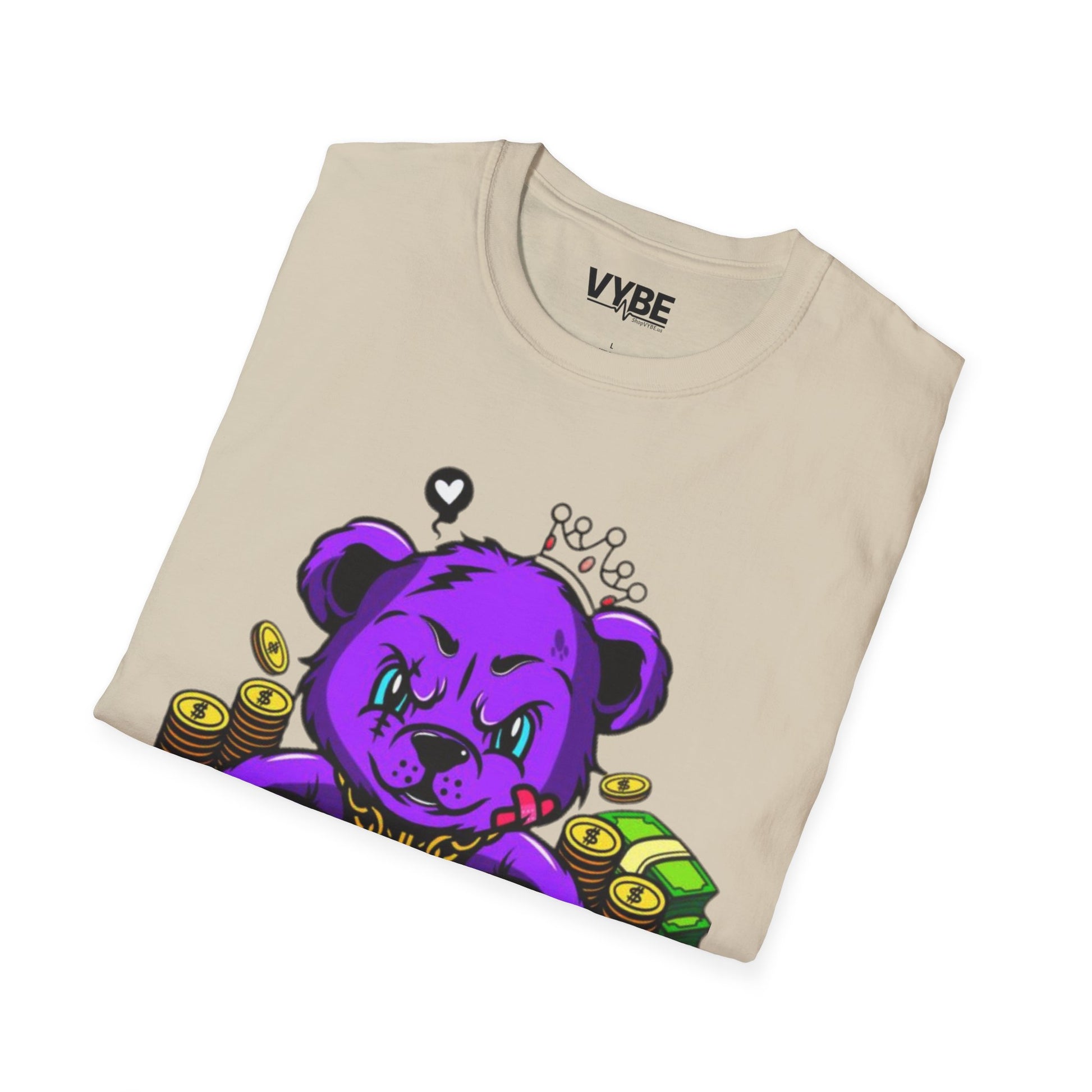 Purple Money Bear T-Shirt - VYBE