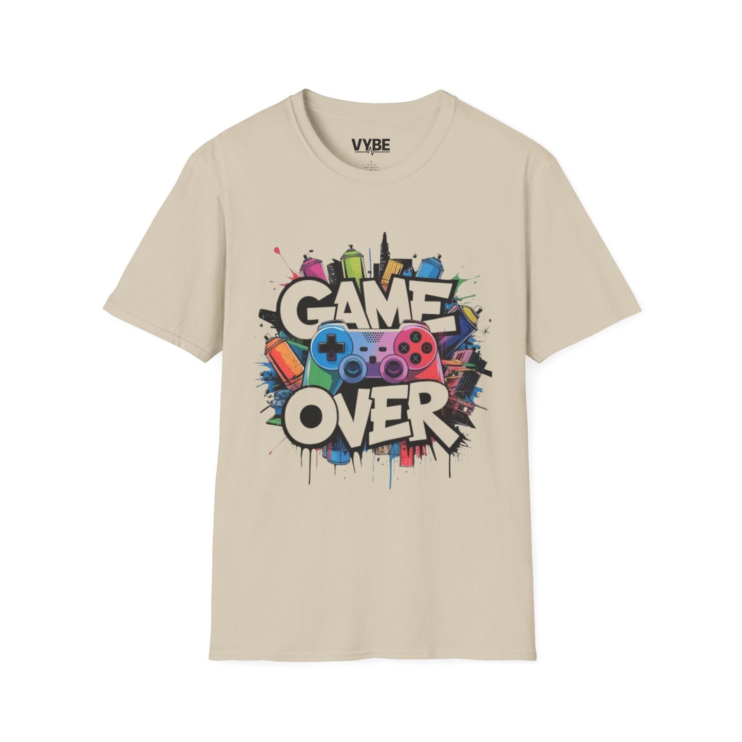 Gaming- Vibes Game Over Unisex T-Shirt, Great Gift For Gamers - VYBE Shop