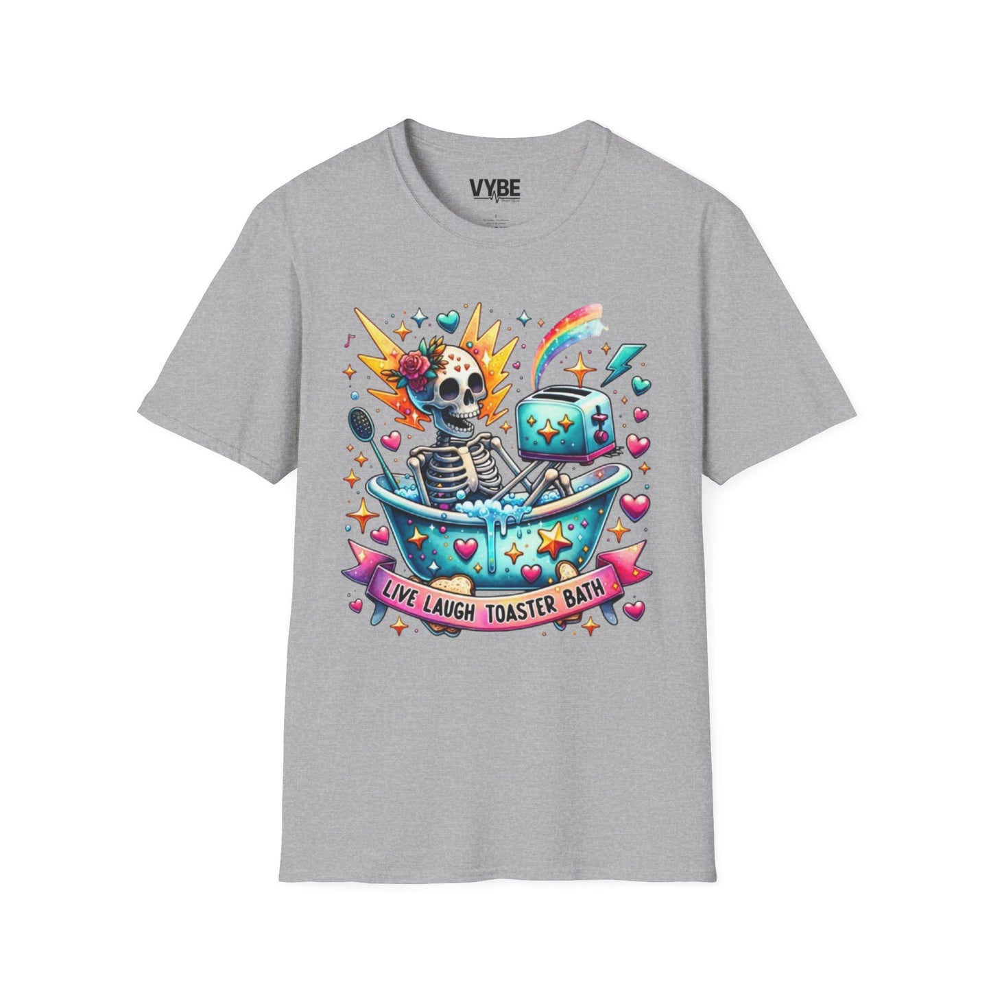 Live Laugh Toaster Bath T-Shirt