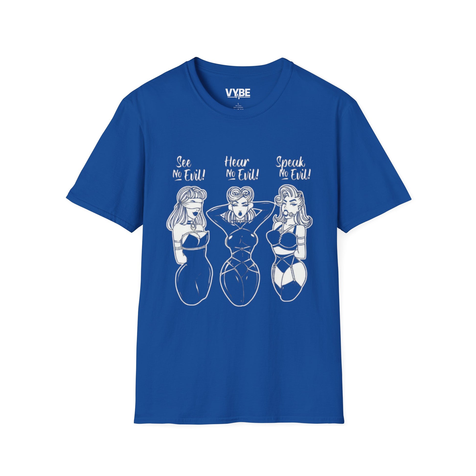 See No Evil, Hear No Evil, Speak No Evil T-Shirt - VYBE Shop
