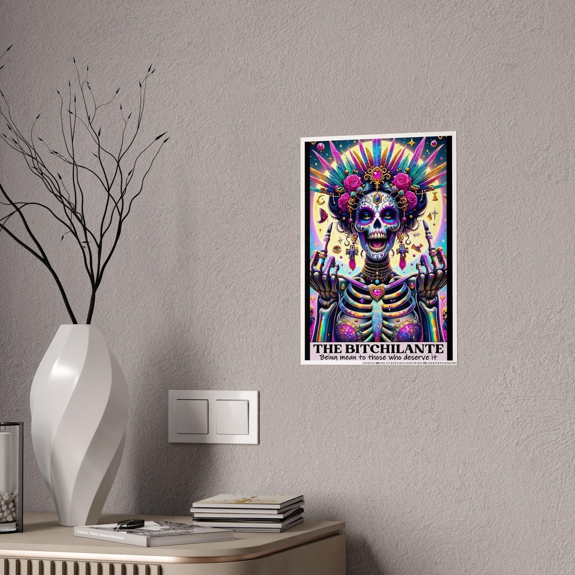 Bitchalante Tarot Wall Poster - Enchanting Wall Decor for Mystical Spaces - VYBE Shop