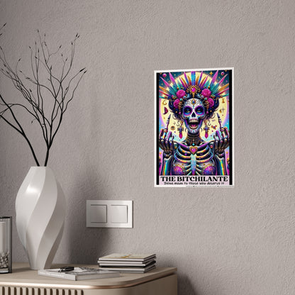 Bitchalante Tarot Wall Poster - Enchanting Wall Decor for Mystical Spaces - VYBE Shop