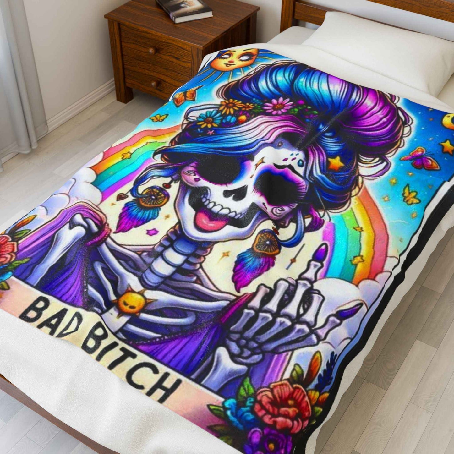 Tarot Bad Bitch Plush Blanket