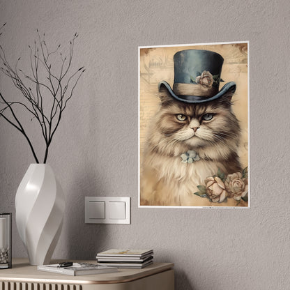 Vintage Pet Poster - Perfect Gift for Cat Lovers - VYBE Shop