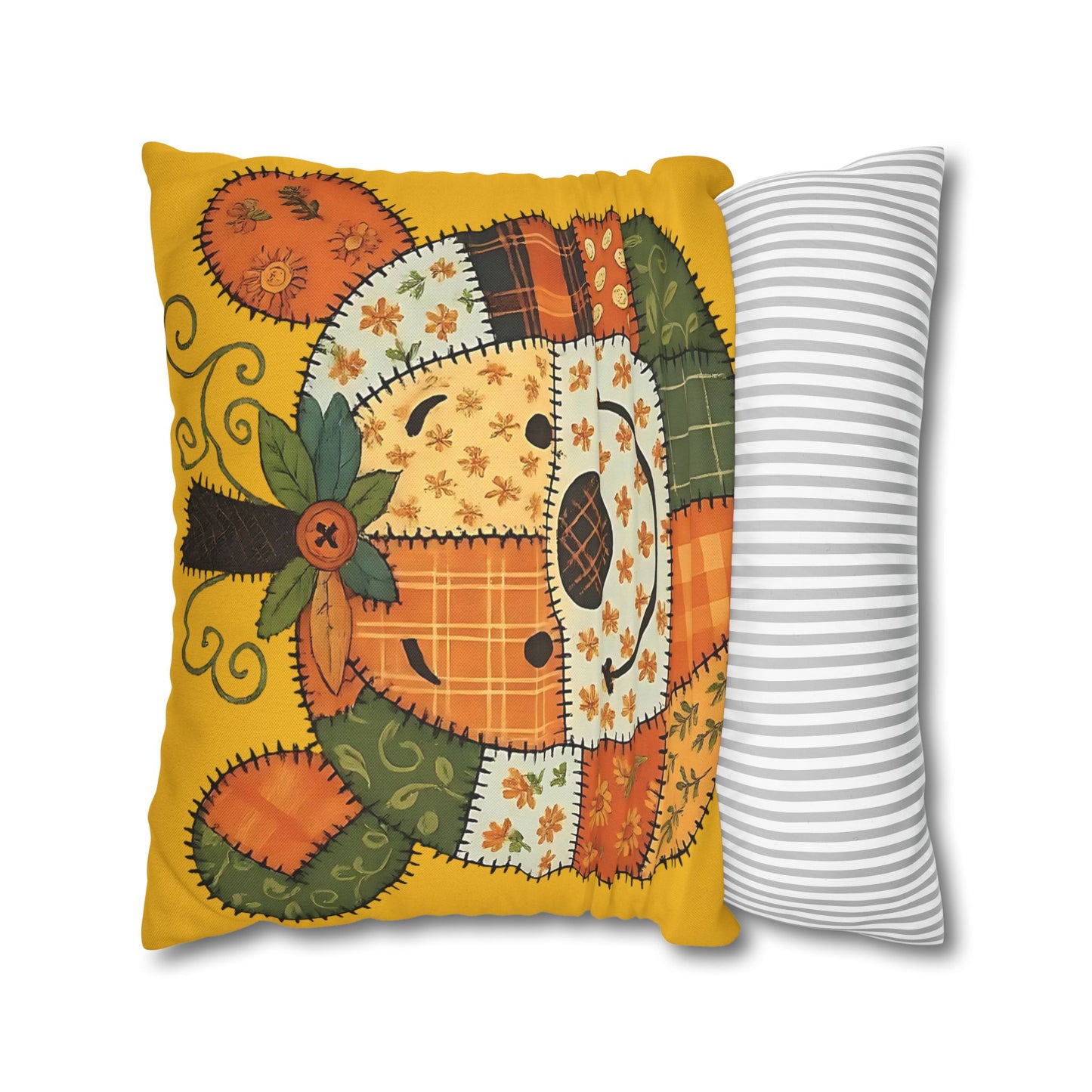 Cozy Pumpkin Patch Pillowcase for Fall Decor and Home Accents, Perfect Gift for Pumpkin Lovers - VYBE Shop