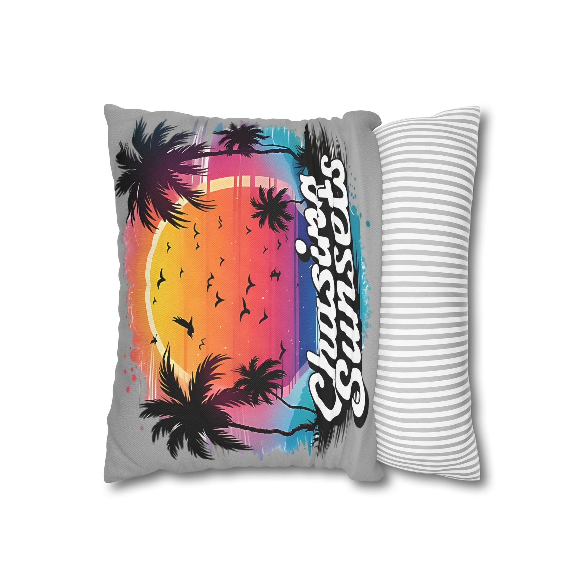 Sunset Vibes Pillowcase - Tropical Decor for Relaxation and Beach House Gifts - VYBE Shop