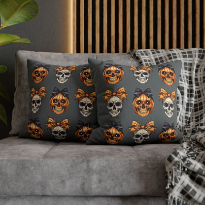 Halloween Skull Decor Pillowcase for Spooky Autumn Decoration and Perfect Gift for Witch Lovers - VYBE Shop