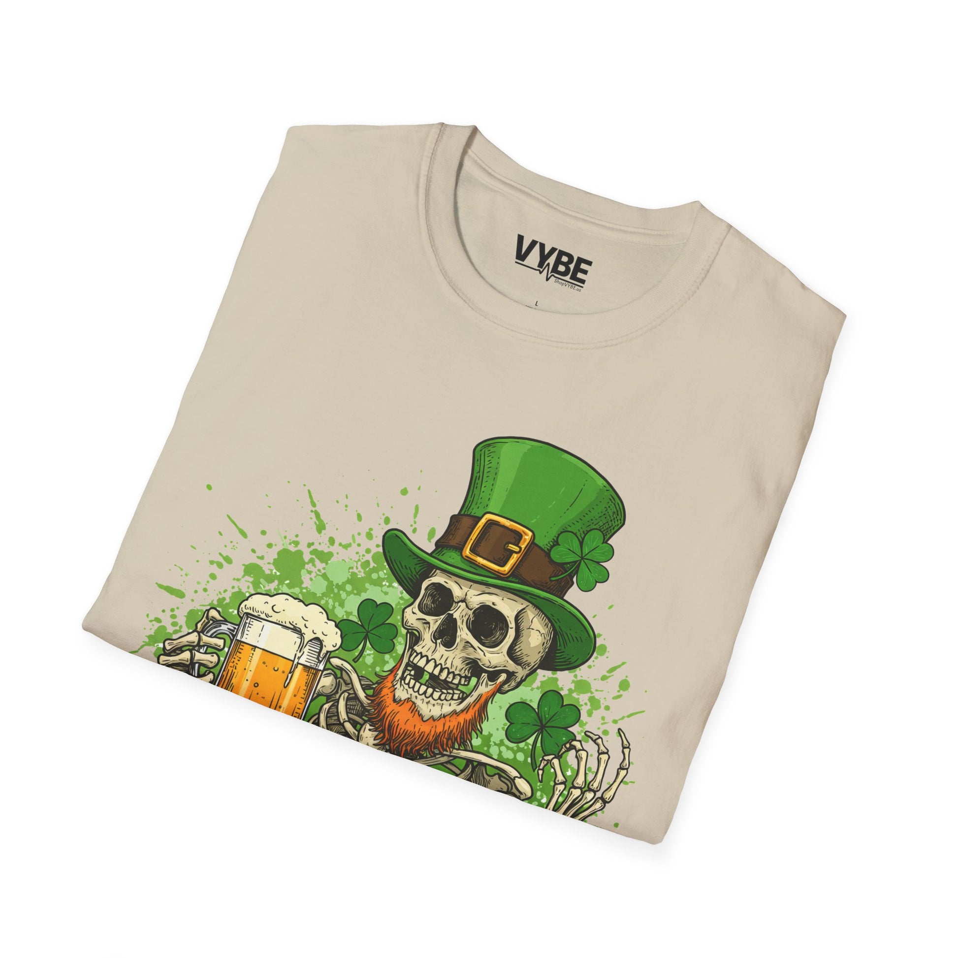 St. Patrick's Day Skeleton T-Shirt - VYBE