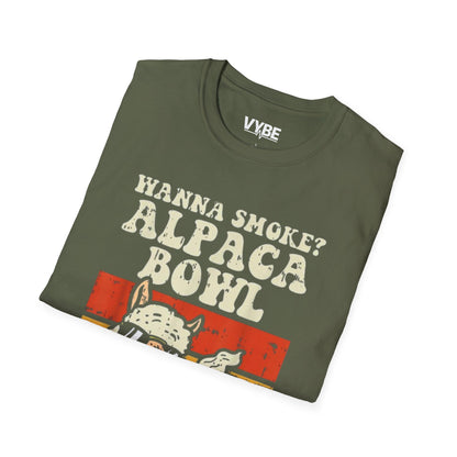 420- Alpaca Bowl T-Shirt, Funny Gift For Hippie Stoners - VYBE Shop