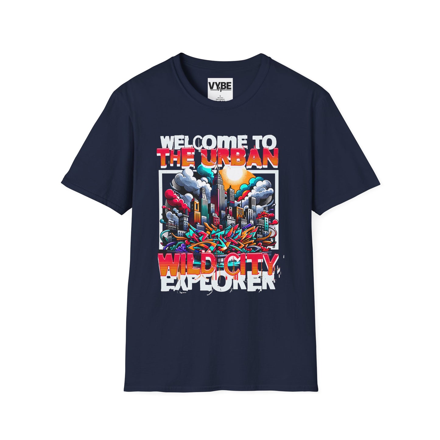 Urban Explorer Graphic Tee, Unisex T-Shirt for City Lovers, Adventure Shirt, Urban Style Apparel, Casual Streetwear - VYBE Shop