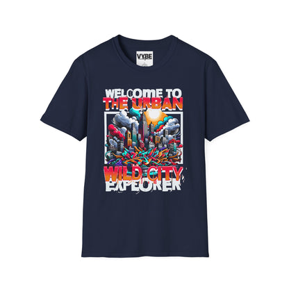 Urban Explorer Graphic Tee, Unisex T-Shirt for City Lovers, Adventure Shirt, Urban Style Apparel, Casual Streetwear - VYBE Shop