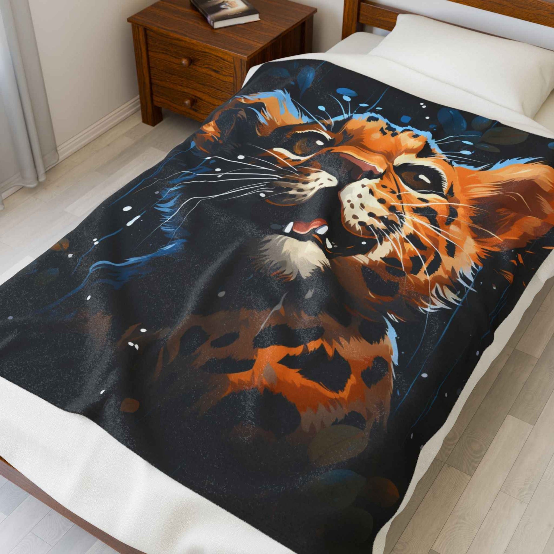 Cozy Wildlife Plush Blanket