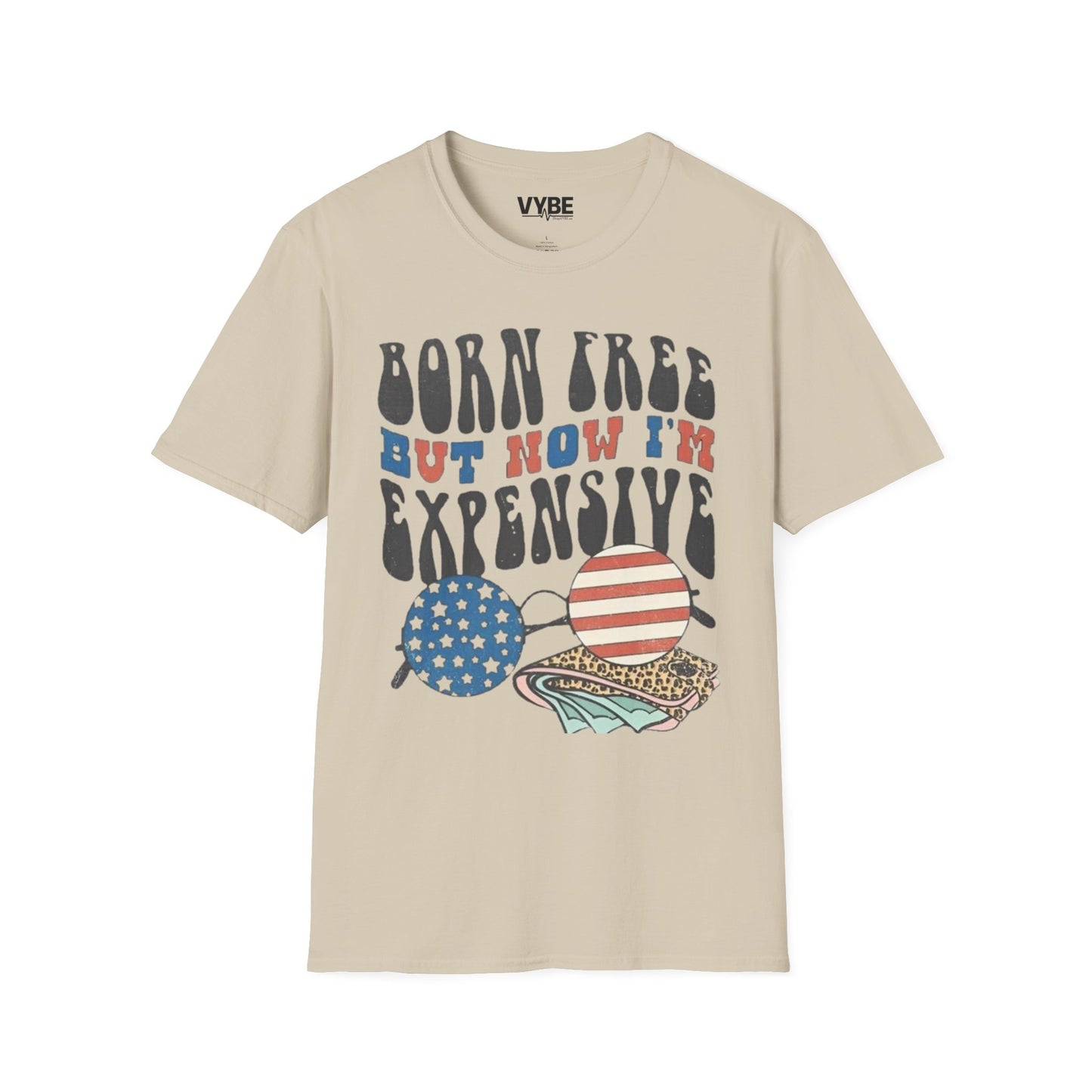 July 4th Born Free Graphic T-Shirt - VYBE