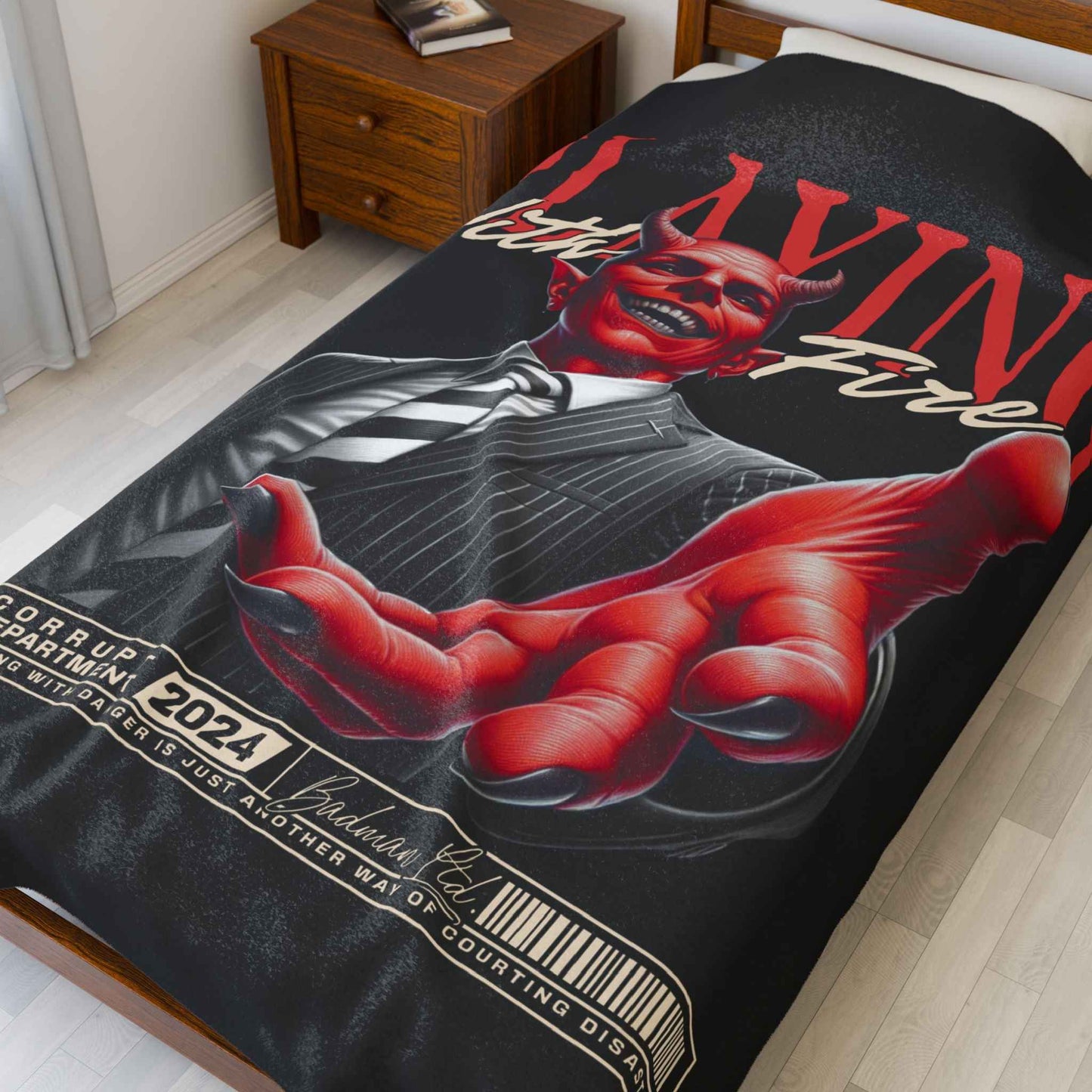 Play With Fire Plush Blanket for Ultimate Comfort and Warmth