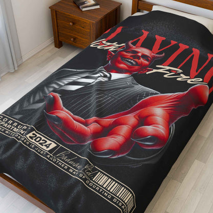 Play With Fire Plush Blanket for Ultimate Comfort and Warmth