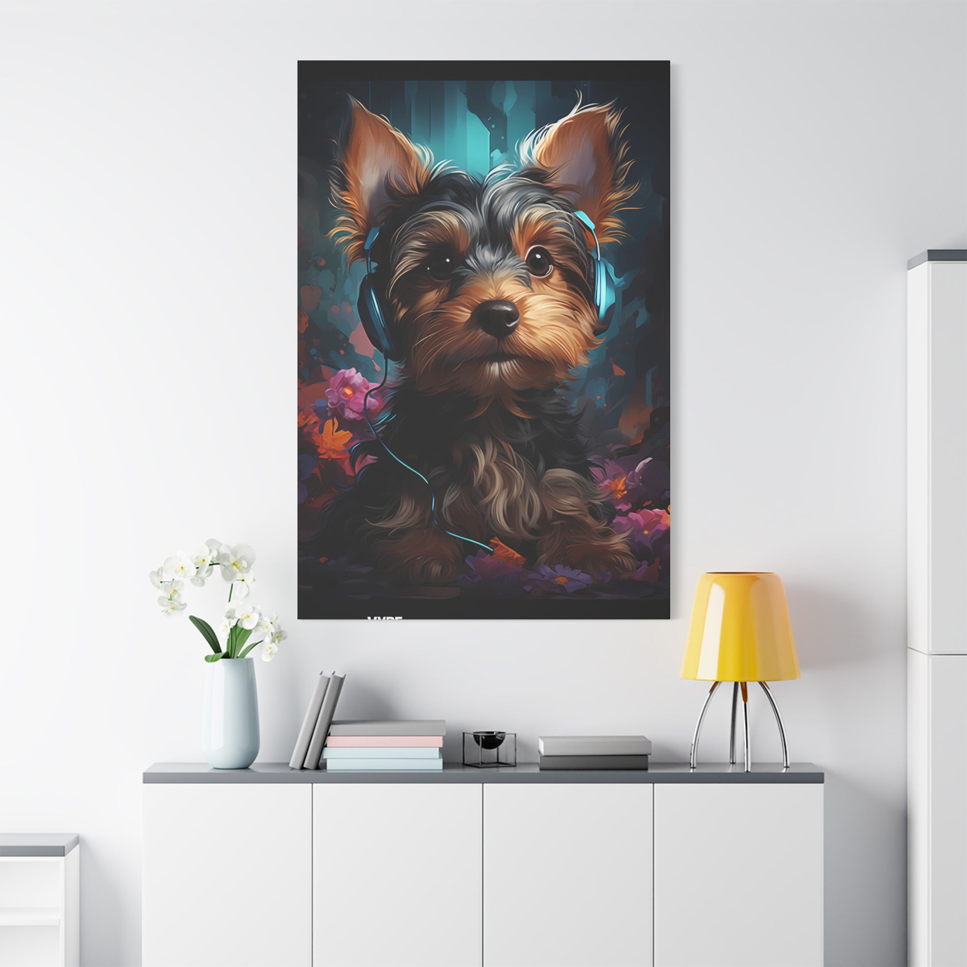 Yorkshire Terrier Wall Art Canvas Print - Perfect Gift for Pet Lovers - VYBE Shop