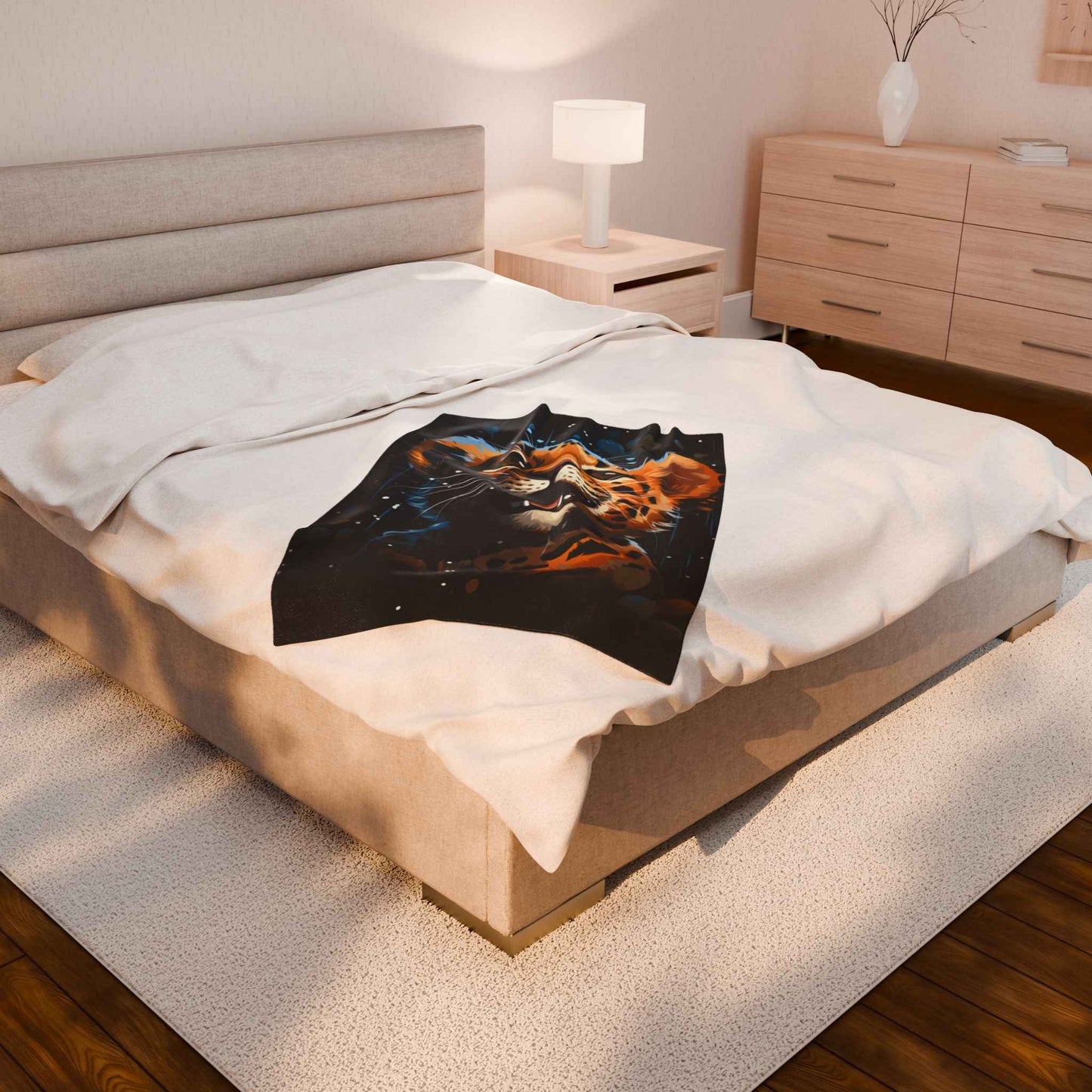 Cozy Wildlife Plush Blanket
