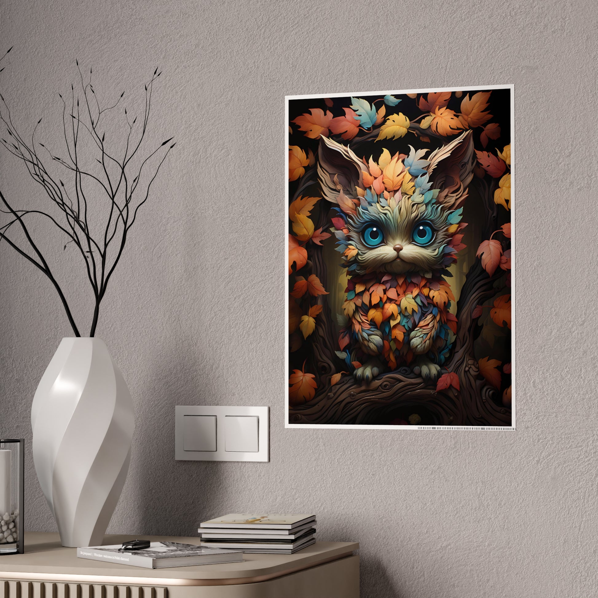 Whimsical Creature Art Print Poster - VYBE Shop