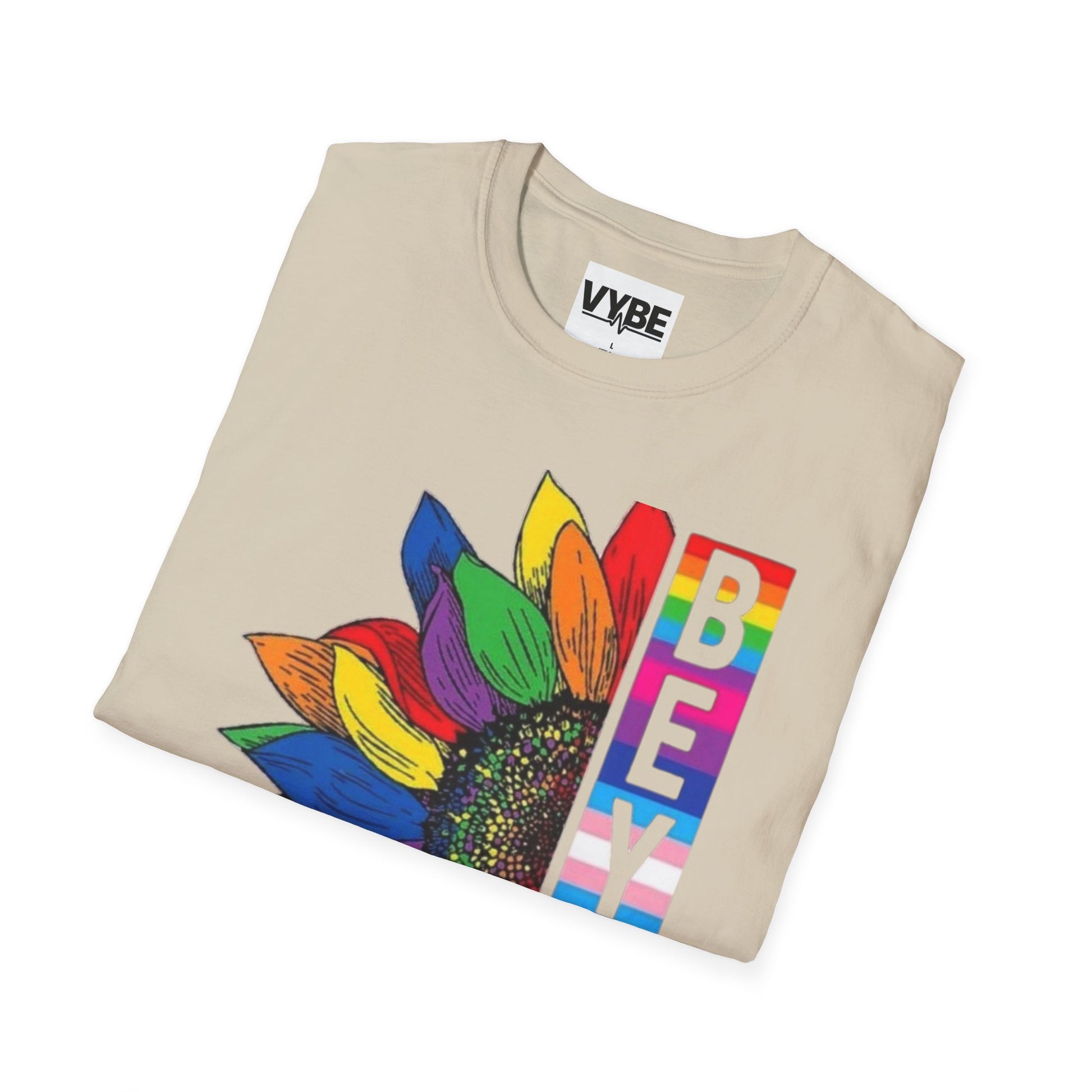 LGBTQ Colorful Sunflower Pride Be You T-Shirt - VYBE Shop