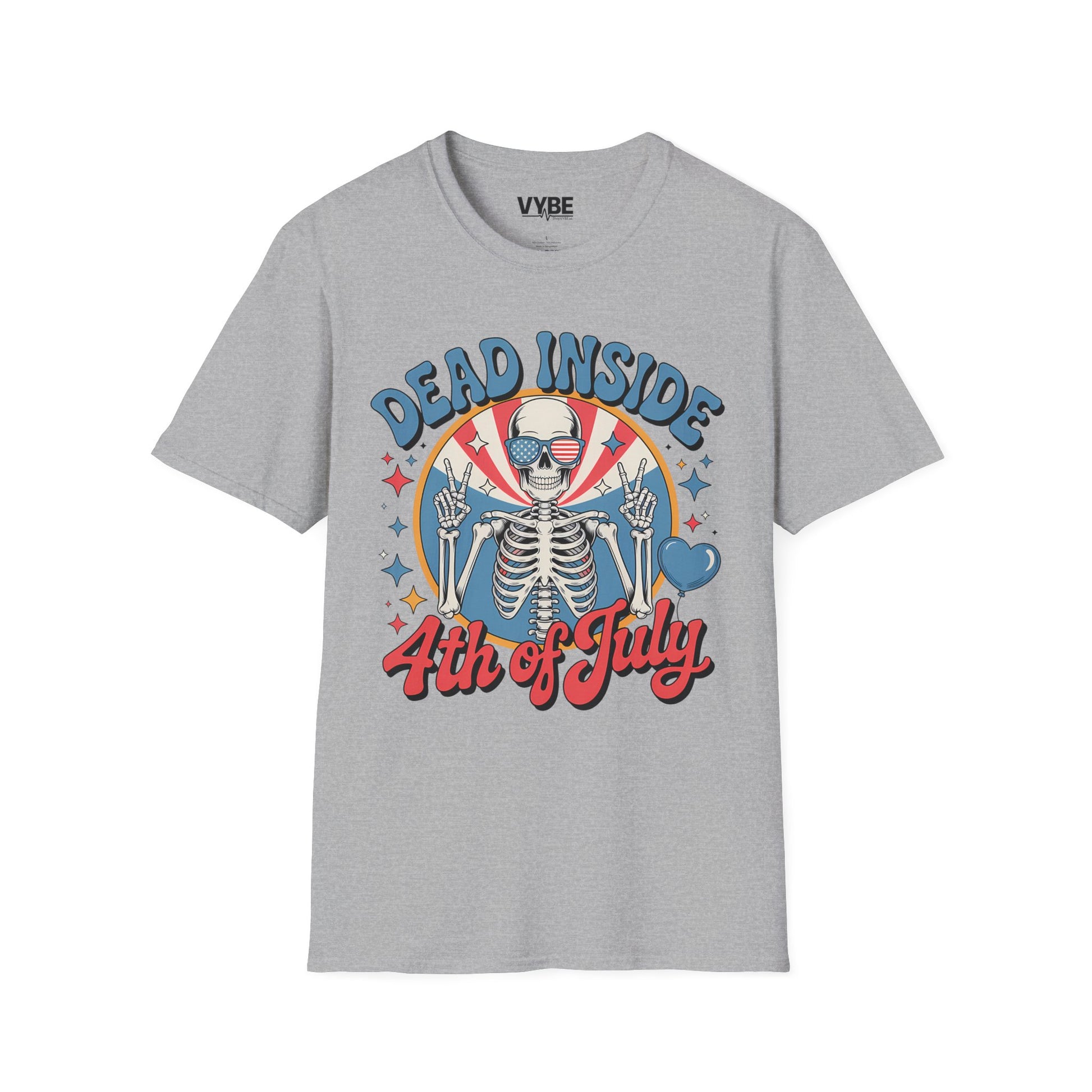 Dead Inside 4th of July T-Shirt - VYBE