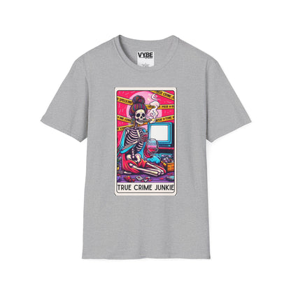 True Crime Junkie- Tarot T-Shirt - VYBE Shop