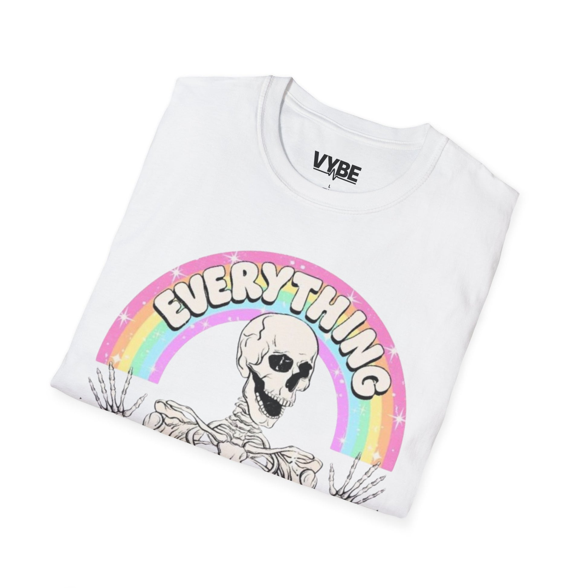 Funny- Everything Sucks Vintage Skeleton T-Shirt - VYBE Shop