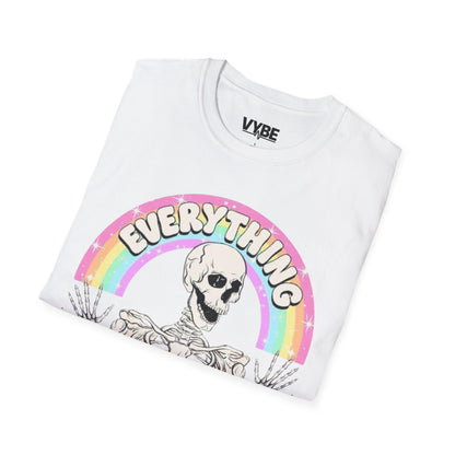Funny- Everything Sucks Vintage Skeleton T-Shirt - VYBE Shop