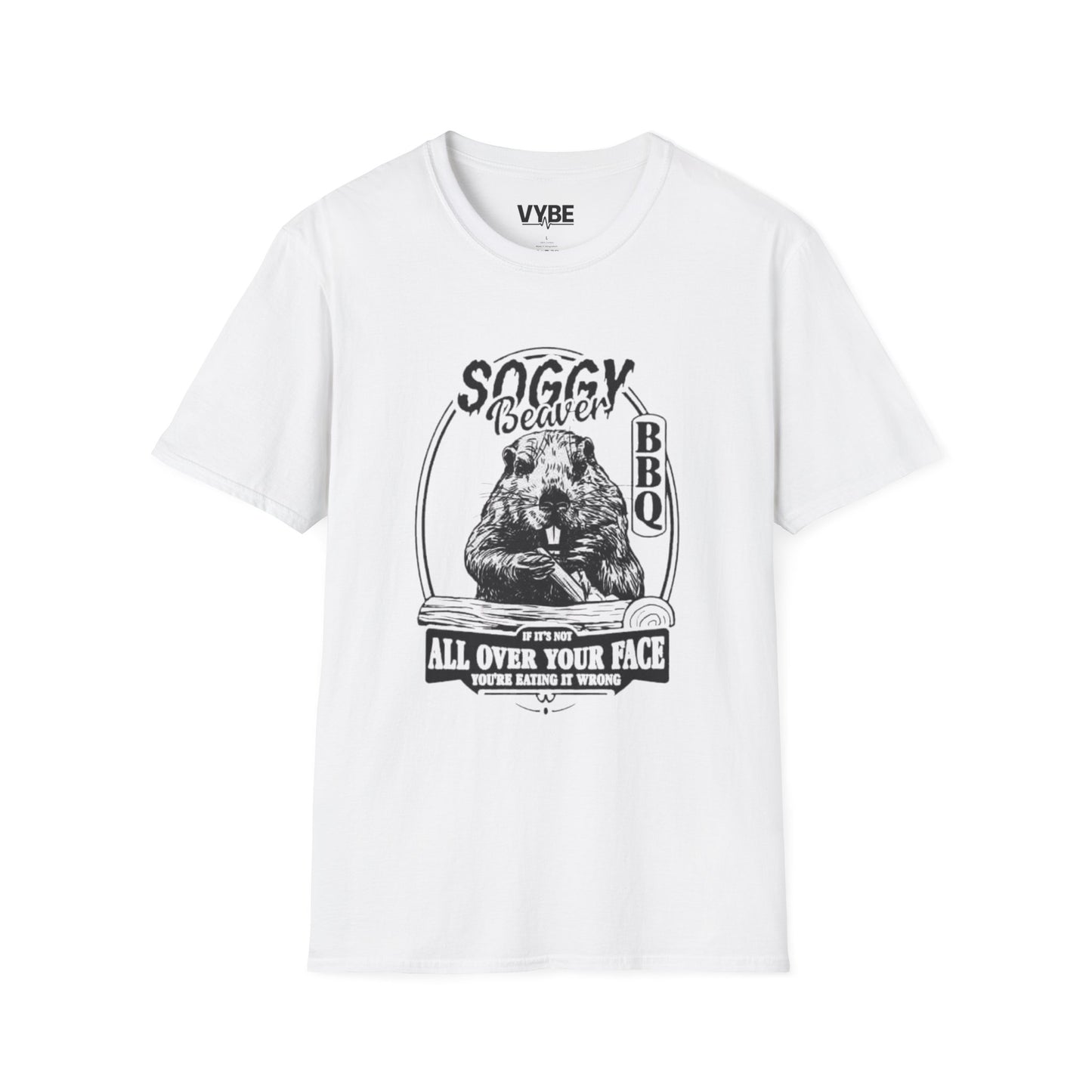 Funny Soggy Beaver BBQ T-Shirt - VYBE Shop