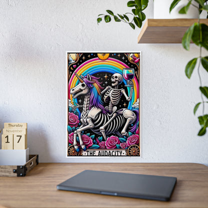 Audacity Tarot Poster - Bold and Inspiring Wall Art for Your Space - VYBE Shop