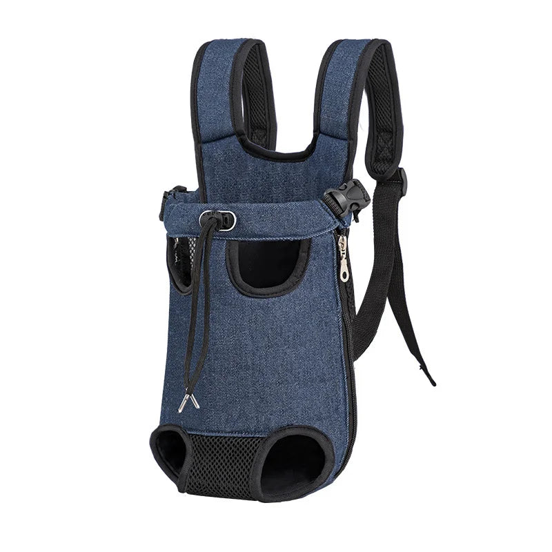 Adjustable Pet Backpack Carrier for Cats & Small Dogs - VYBE