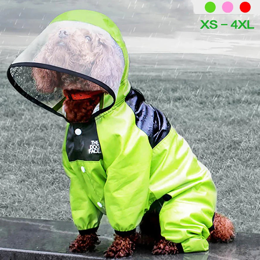Waterproof Dog Raincoat | Keep Your Pup Dry & Happy in Any Storm - VYBE