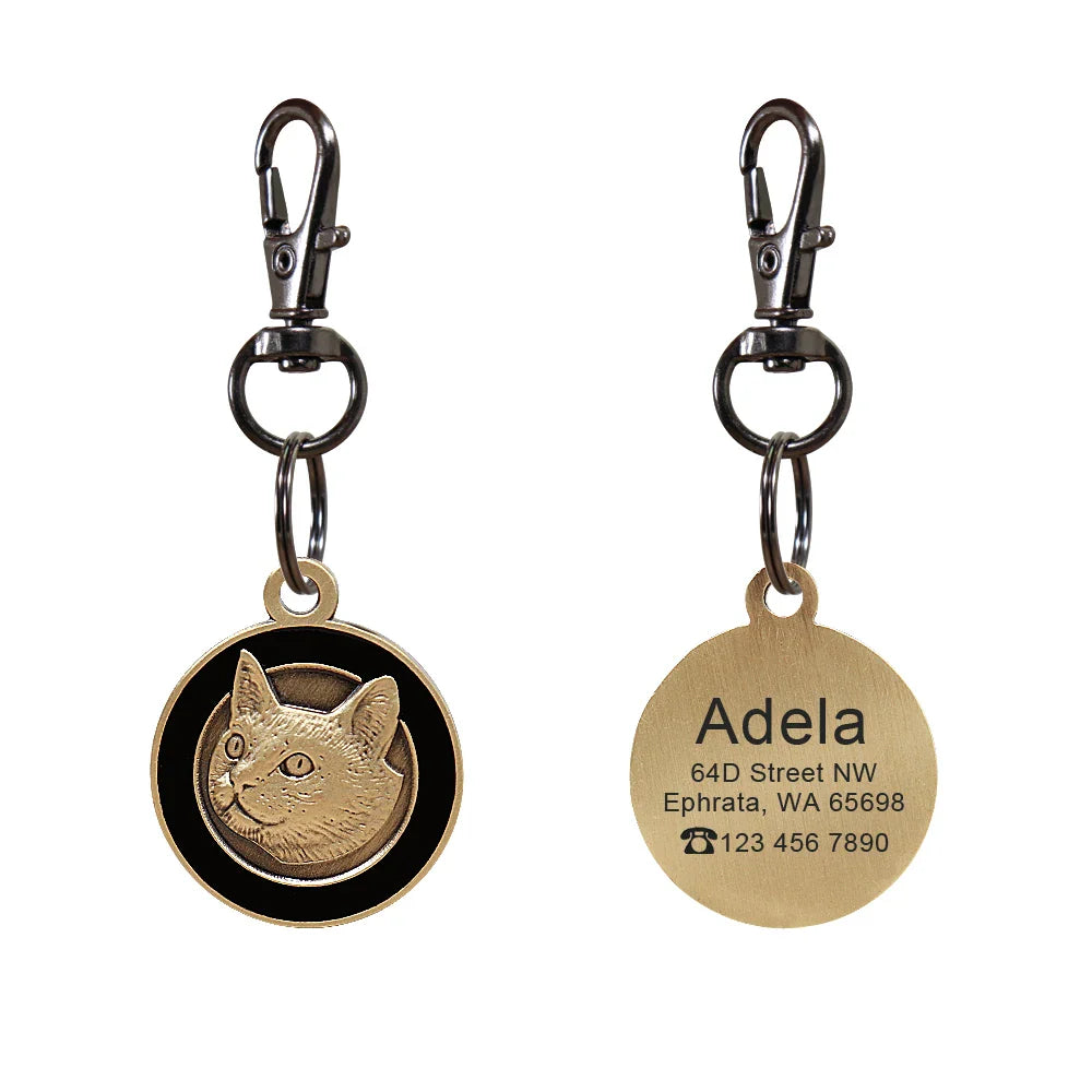 Personalized Dog ID Tag - Bring Your Lost Pet Home Safely - VYBE