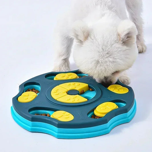 Dog Puzzle Slow Feeder Toy – Interactive Treat Dispenser for Mental Stimulation - VYBE