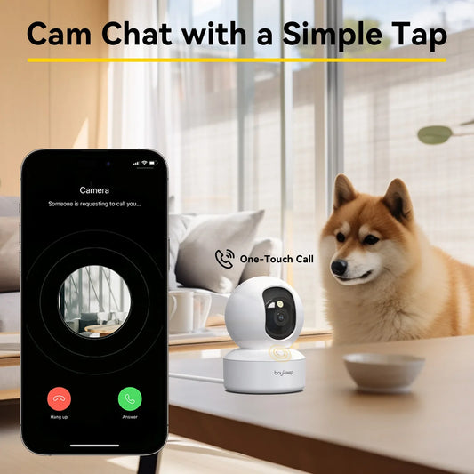 BoyKeep Smart Camera 2K WiFi Indoor Security - VYBE