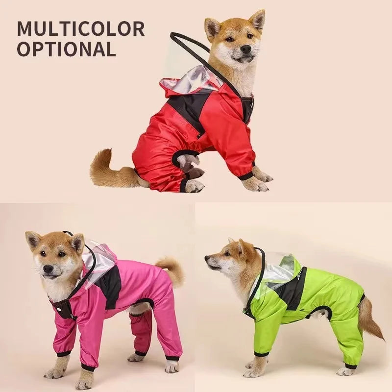 Waterproof Dog Raincoat | Keep Your Pup Dry & Happy in Any Storm - VYBE
