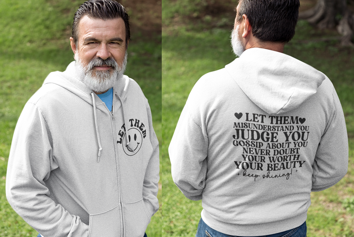 Let Them Zip Hoodie - VYBE Shop