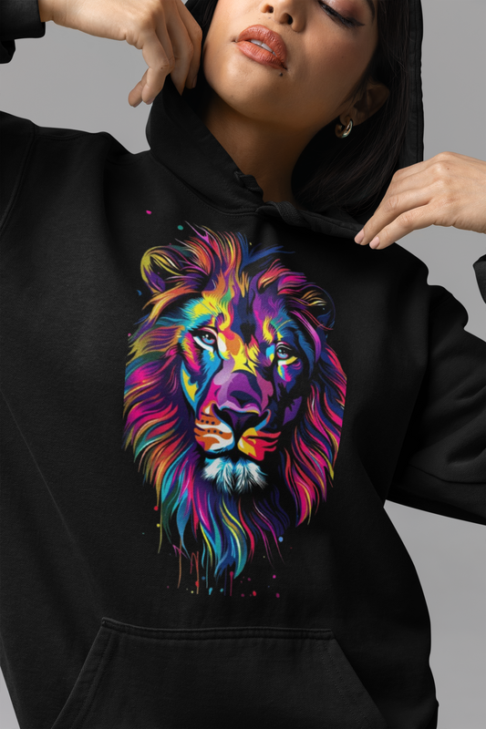 Neon- Lion Hoodie - VYBE Shop