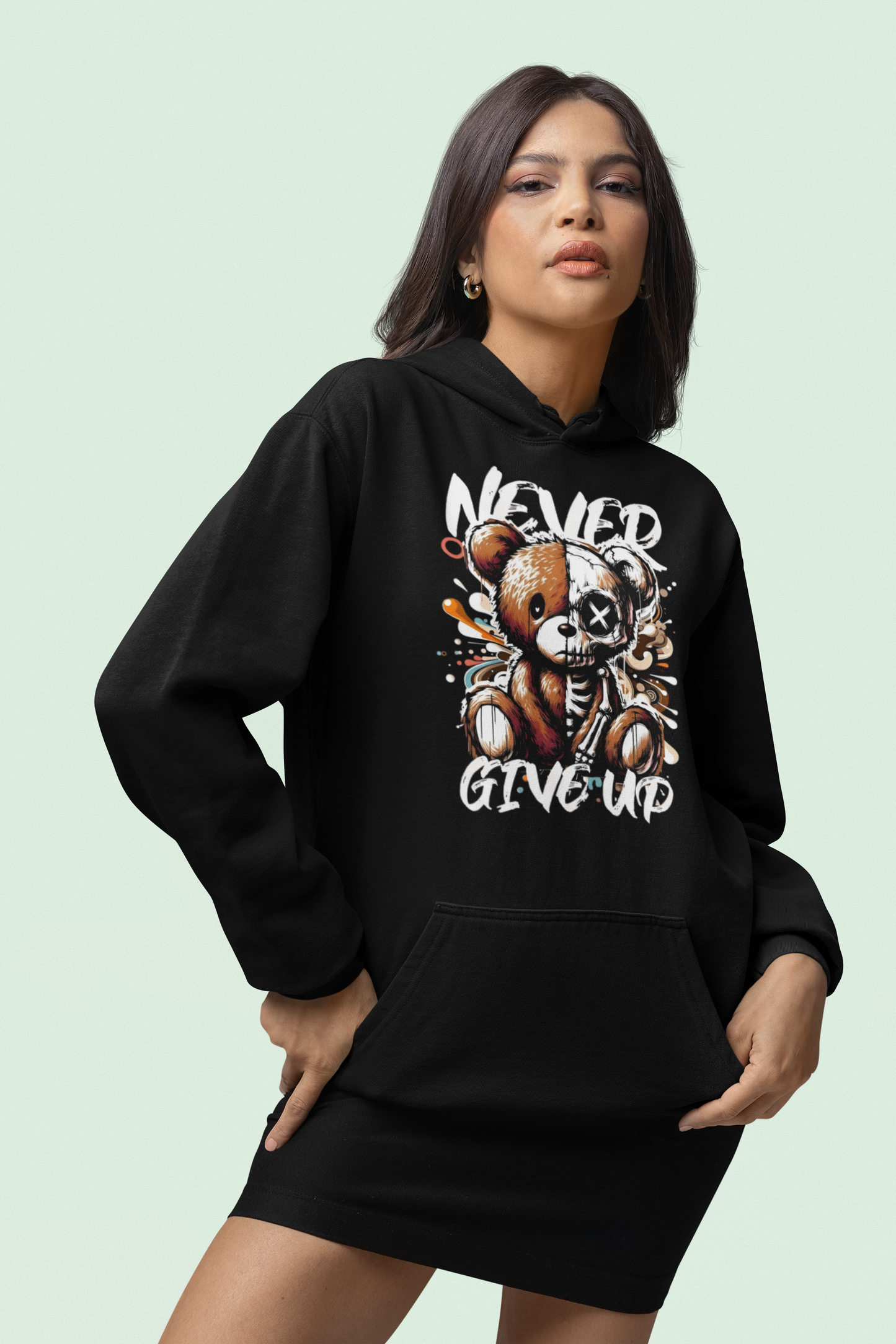 Never Give Up Hoodie - VYBE Shop