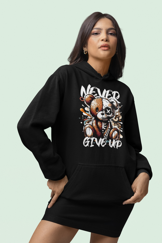 Never Give Up Hoodie - VYBE Shop