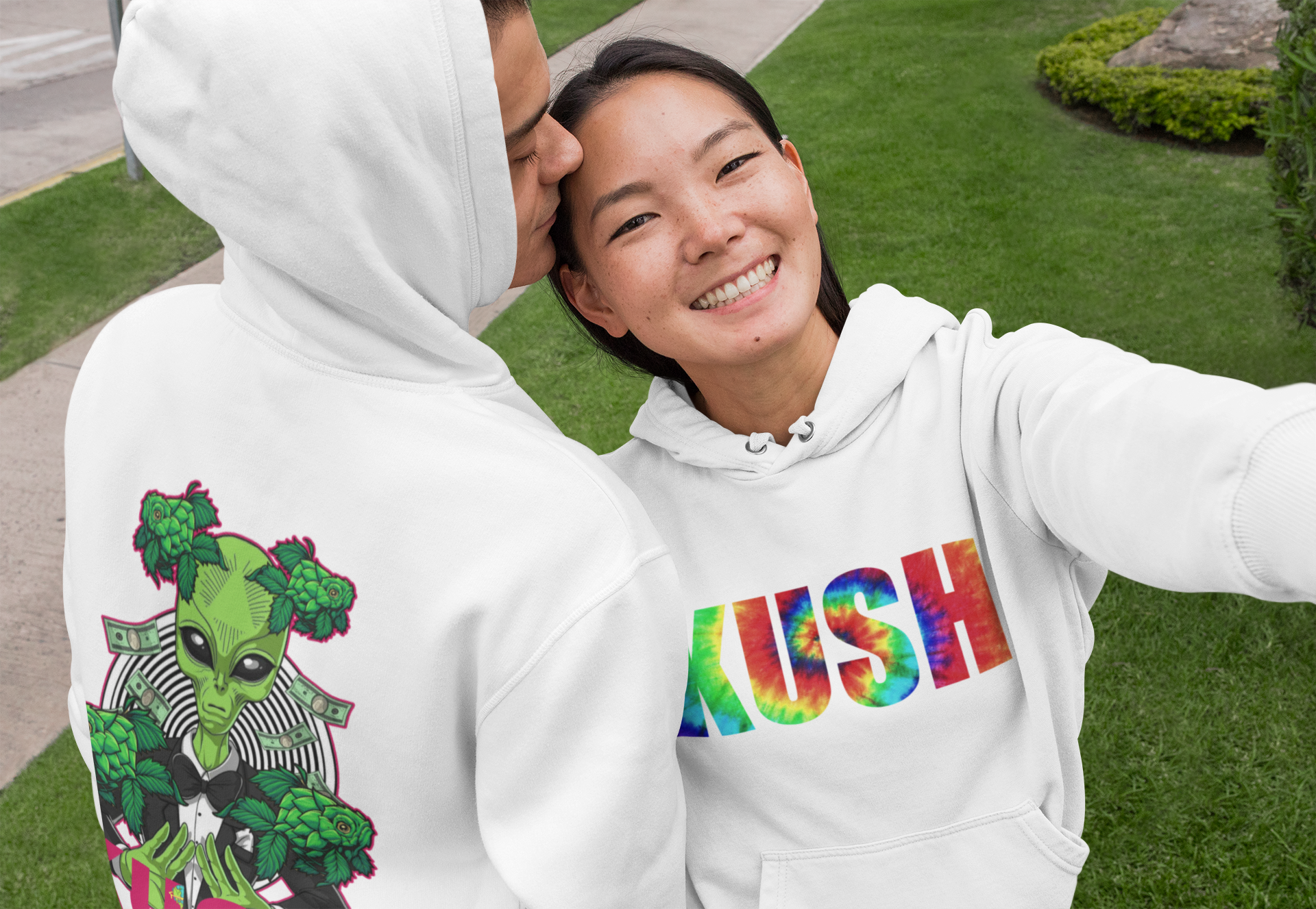 Kush Alien Hoodie - VYBE Shop
