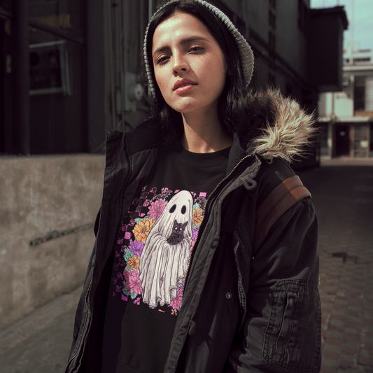 Floral Preppy Ghost Sweatshir - VYBE