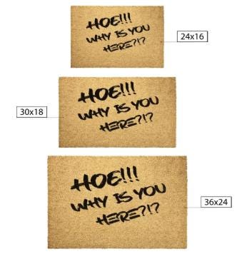 Welcome To The Shit Show Door Mat - VYBE Shop